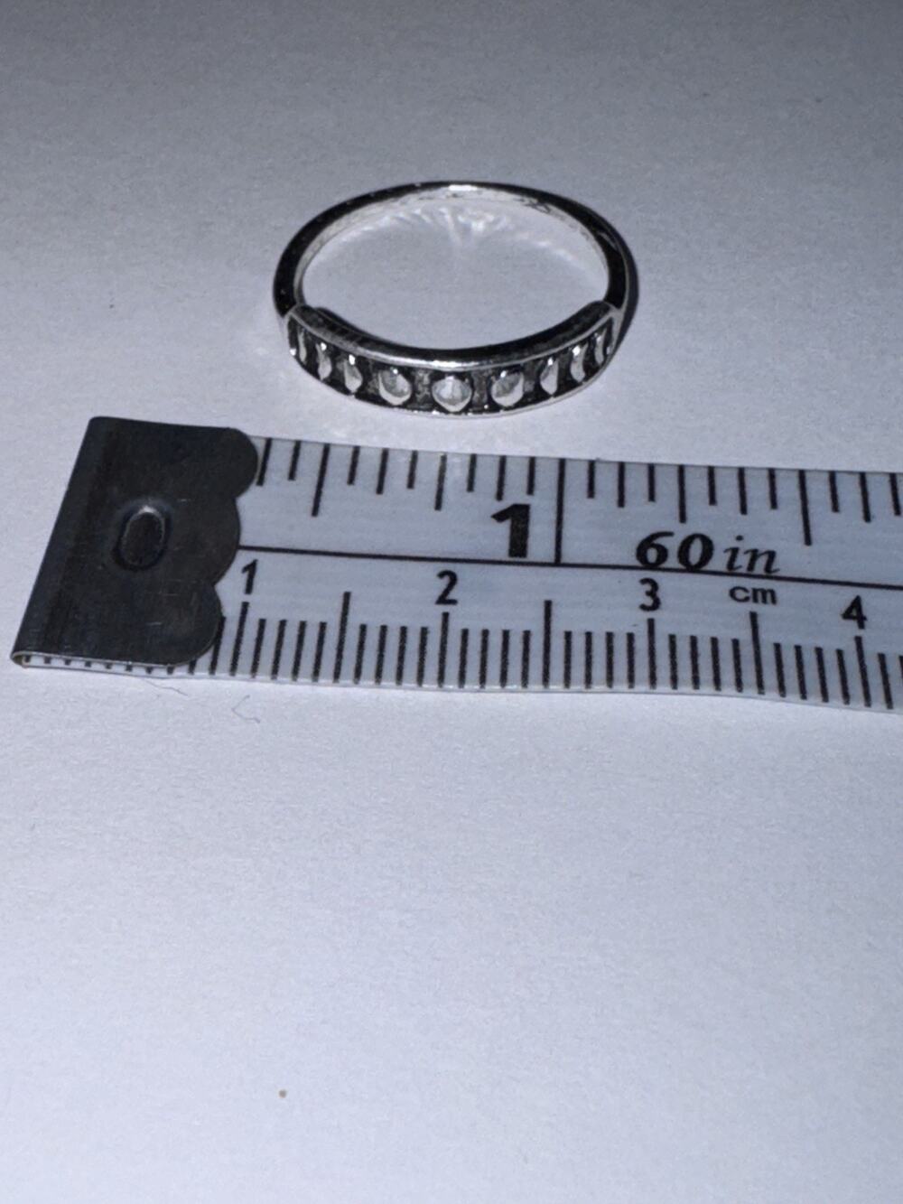 Moon Phase Thin Dainty Ring Size 8